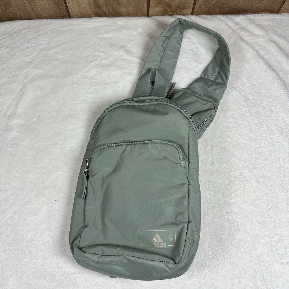 adidas Originals Mini Backpack Sage Green Trefoil Logo RN 90288 2024